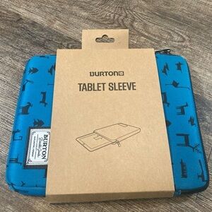 New Burton Tablet Sleeve Case Blue Wallpaper Tribal Animal Print 9.5” x 7.75”